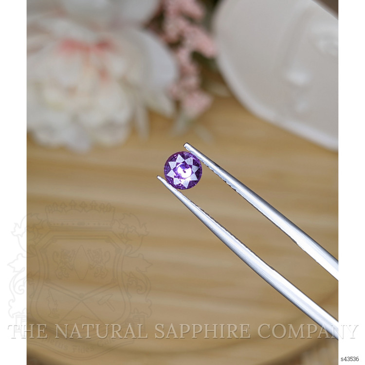 0.46 Ct. Pinkish Purple Sapphire from Ceylon (Sri Lanka)