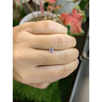 0.47 Ct. Purplish Pink Sapphire from Ceylon (Sri Lanka) Life Style