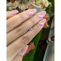 0.47 Ct. Purplish Pink Sapphire from Ceylon (Sri Lanka) Life Style