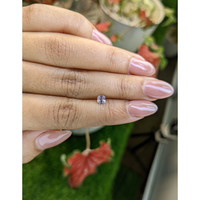 0.47 Ct. Purplish Pink Sapphire from Ceylon (Sri Lanka) Life Style