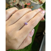 1.11 Ct. Purplish Pink Sapphire from Ceylon (Sri Lanka) Life Style