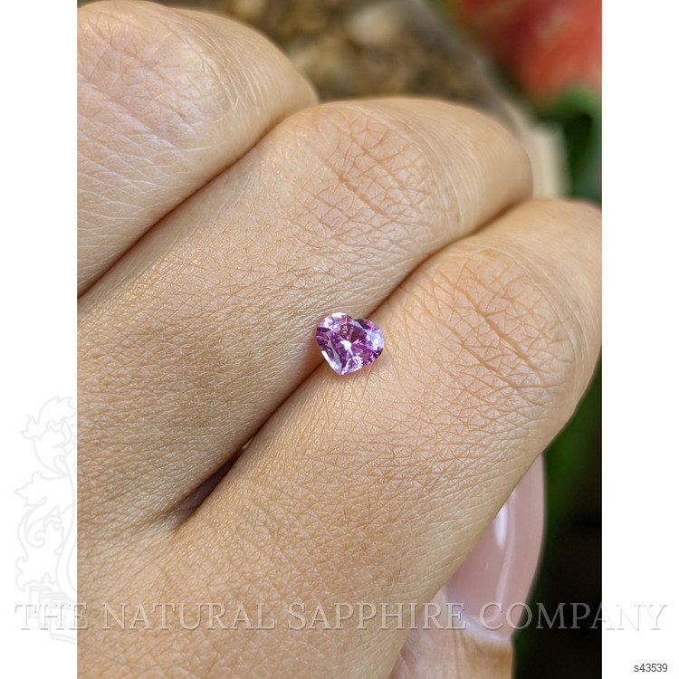 0.52 Ct. Purplish Pink Sapphire from Ceylon (Sri Lanka)