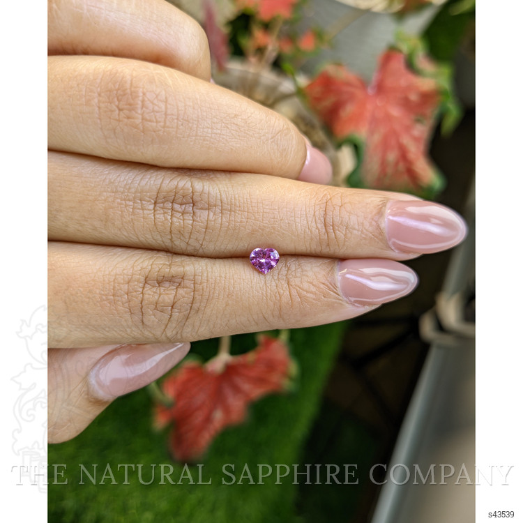 0.52 Ct. Purplish Pink Sapphire from Ceylon (Sri Lanka)