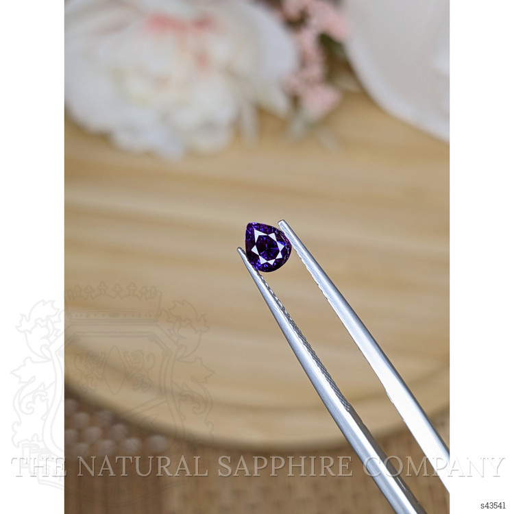 0.77 Ct. Purple Sapphire from Ceylon (Sri Lanka)