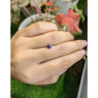 0.77 Ct. Purple Sapphire from Ceylon (Sri Lanka) Life Style