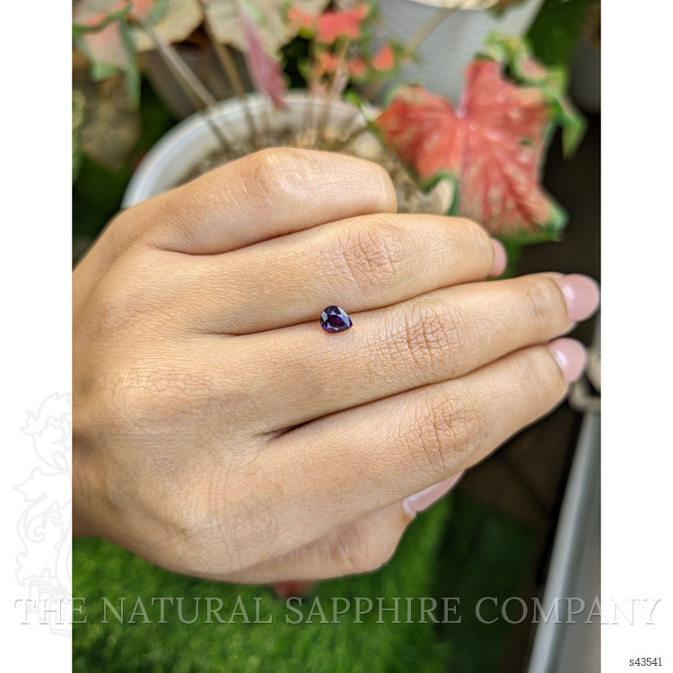 0.77 Ct. Purple Sapphire from Ceylon (Sri Lanka)