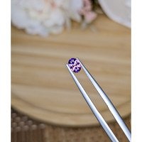 0.38 Ct. Pinkish Purple Sapphire from Ceylon (Sri Lanka) Life Style