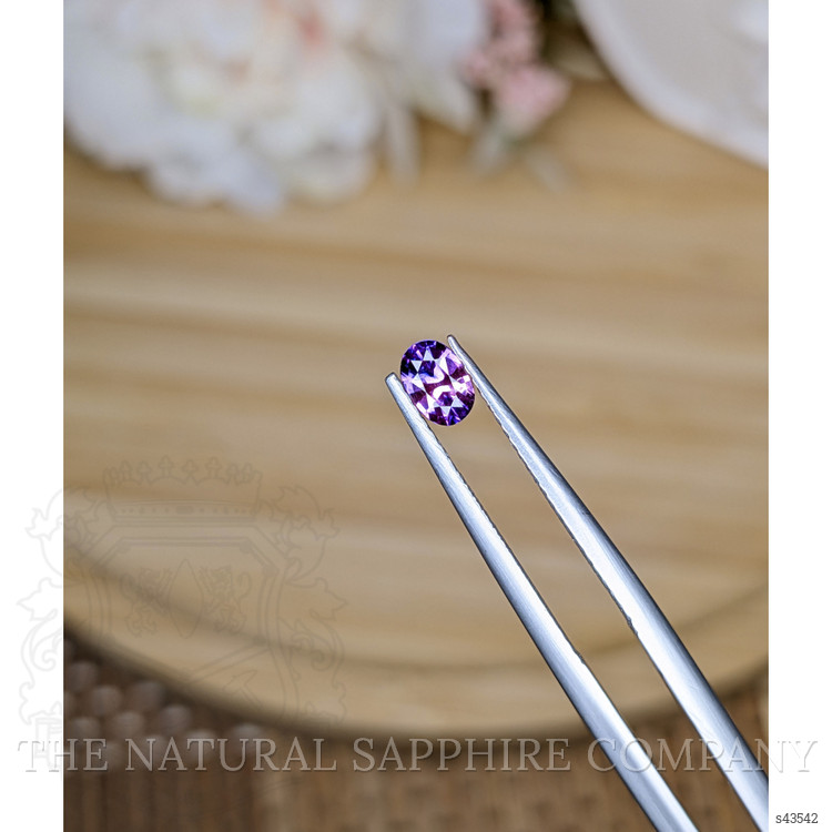 0.38 Ct. Pinkish Purple Sapphire from Ceylon (Sri Lanka)