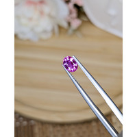 0.75 Ct. Purplish Pink Sapphire from Ceylon (Sri Lanka) Life Style
