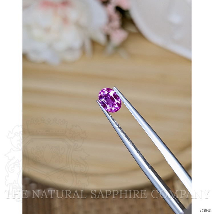 0.75 Ct. Purplish Pink Sapphire from Ceylon (Sri Lanka)