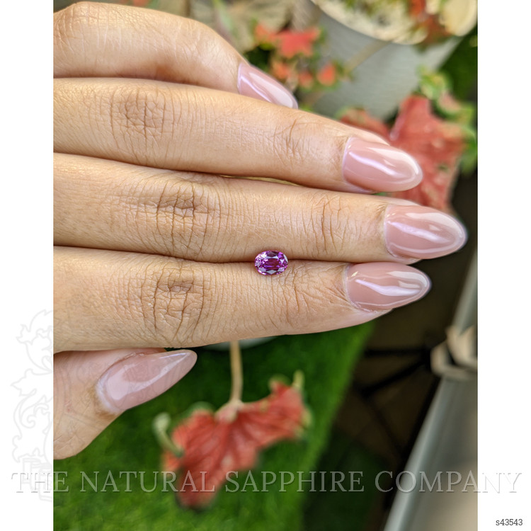 0.75 Ct. Purplish Pink Sapphire from Ceylon (Sri Lanka)