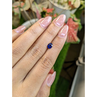 0.72 Ct. Blue Sapphire from Ceylon (Sri Lanka) Life Style