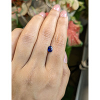 0.72 Ct. Blue Sapphire from Ceylon (Sri Lanka) Life Style