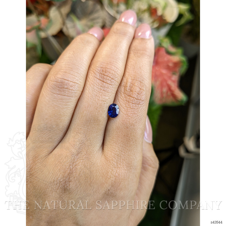 0.72 Ct. Blue Sapphire from Ceylon (Sri Lanka)