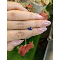 0.72 Ct. Blue Sapphire from Ceylon (Sri Lanka) Life Style