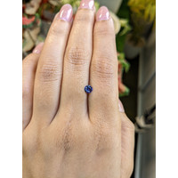0.41 Ct. Blue Sapphire from Ceylon (Sri Lanka) Life Style