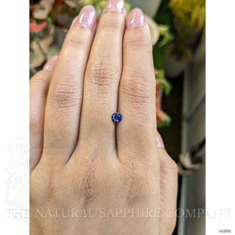 0.41 Ct. Blue Sapphire from Ceylon (Sri Lanka)