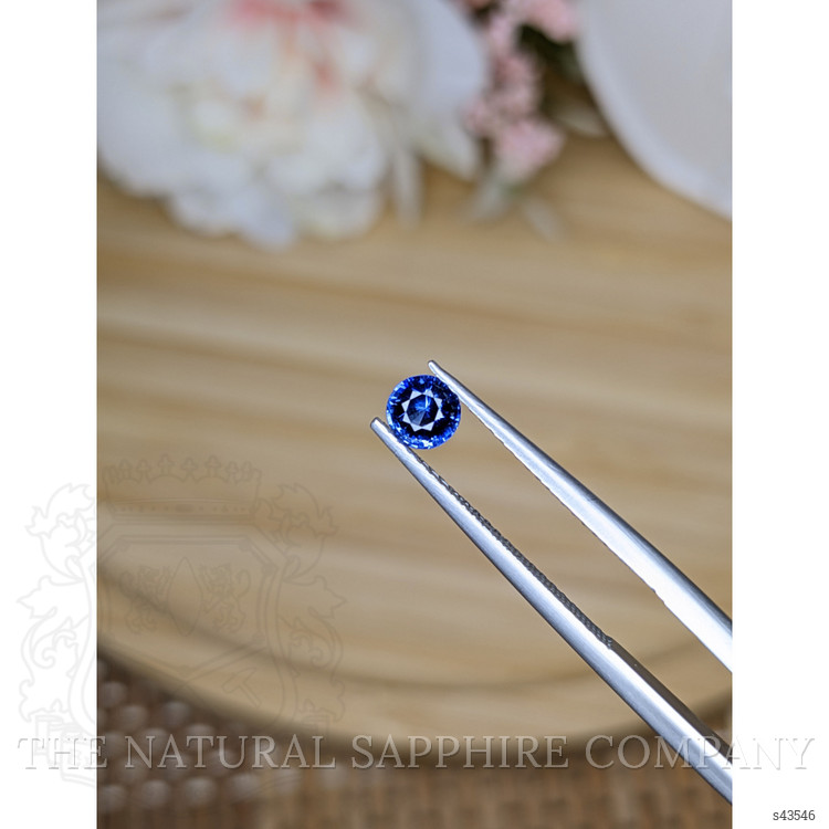 0.41 Ct. Blue Sapphire from Ceylon (Sri Lanka)