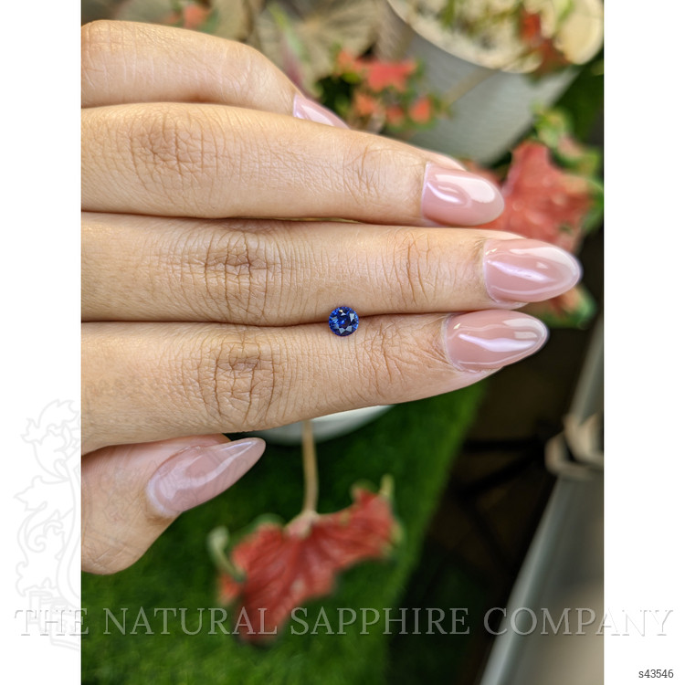 0.41 Ct. Blue Sapphire from Ceylon (Sri Lanka)