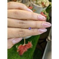 0.46 Ct. Pinkish Purple Sapphire from Ceylon (Sri Lanka) Life Style