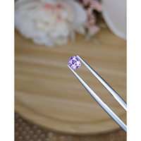 0.46 Ct. Pinkish Purple Sapphire from Ceylon (Sri Lanka) Life Style