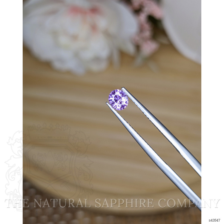 0.46 Ct. Pinkish Purple Sapphire from Ceylon (Sri Lanka)