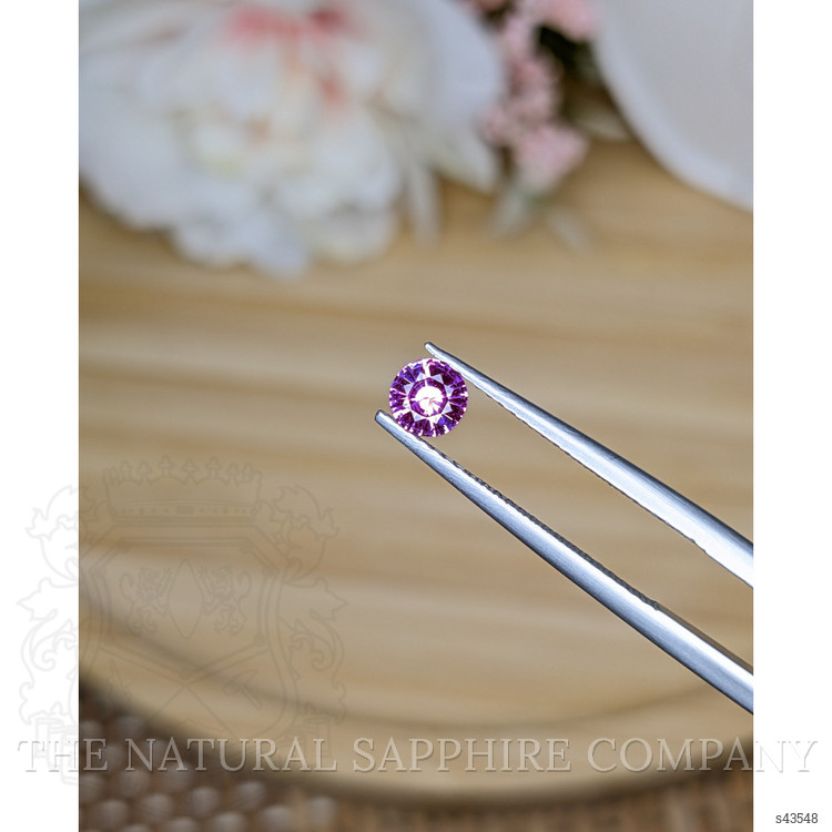 0.39 Ct. Pinkish Purple Sapphire from Ceylon (Sri Lanka)