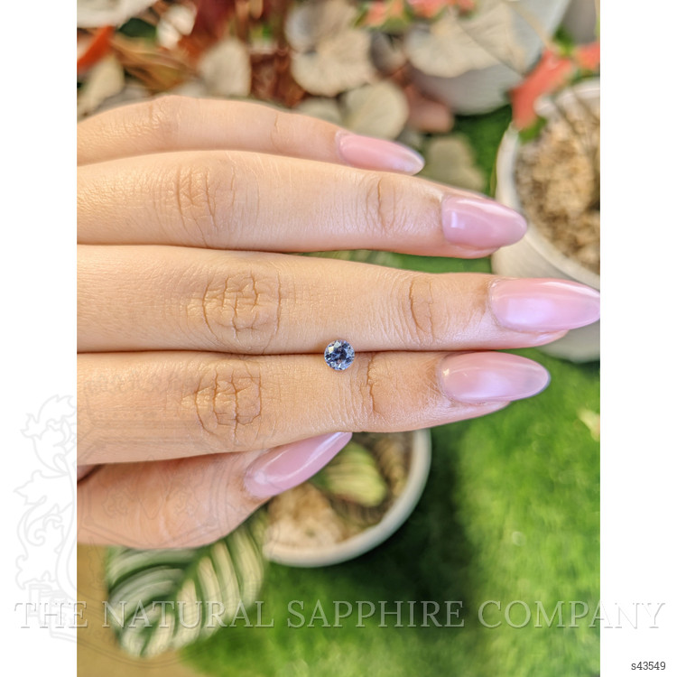 0.57 Ct. Blue Sapphire from Ceylon (Sri Lanka)