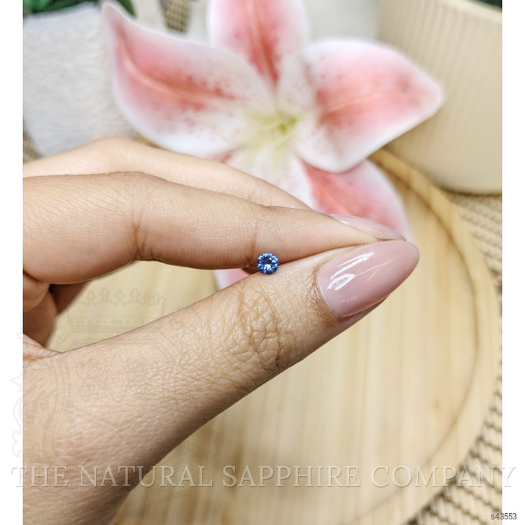 0.31 Ct. Blue Sapphire from Ceylon (Sri Lanka)