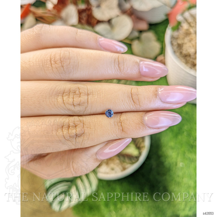 0.31 Ct. Blue Sapphire from Ceylon (Sri Lanka)
