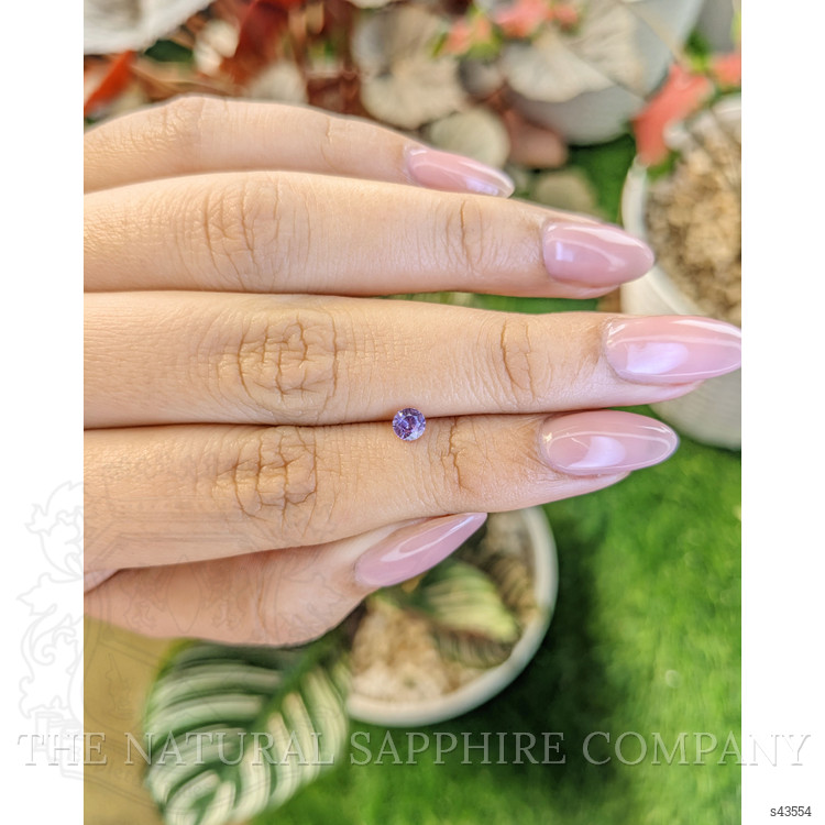 0.35 Ct. Pinkish Purple Sapphire from Ceylon (Sri Lanka)