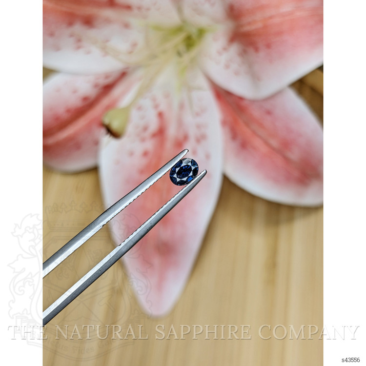 0.53 Ct. Blue Sapphire from Ceylon (Sri Lanka)