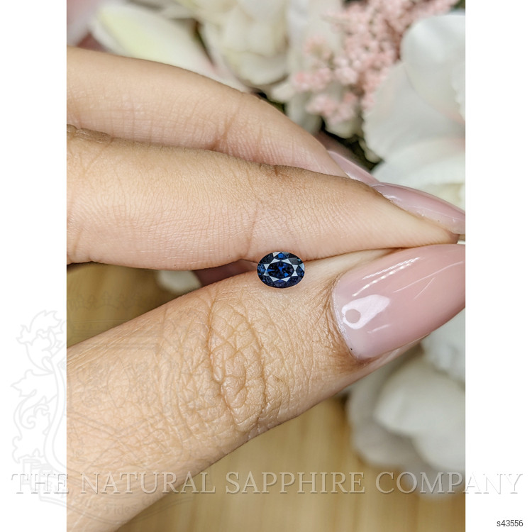 0.53 Ct. Blue Sapphire from Ceylon (Sri Lanka)