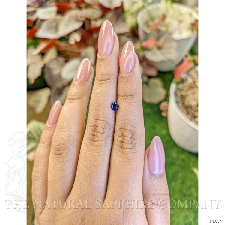 0.35 Ct. Blue Sapphire from Ceylon (Sri Lanka)