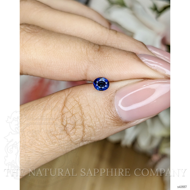 0.35 Ct. Blue Sapphire from Ceylon (Sri Lanka)