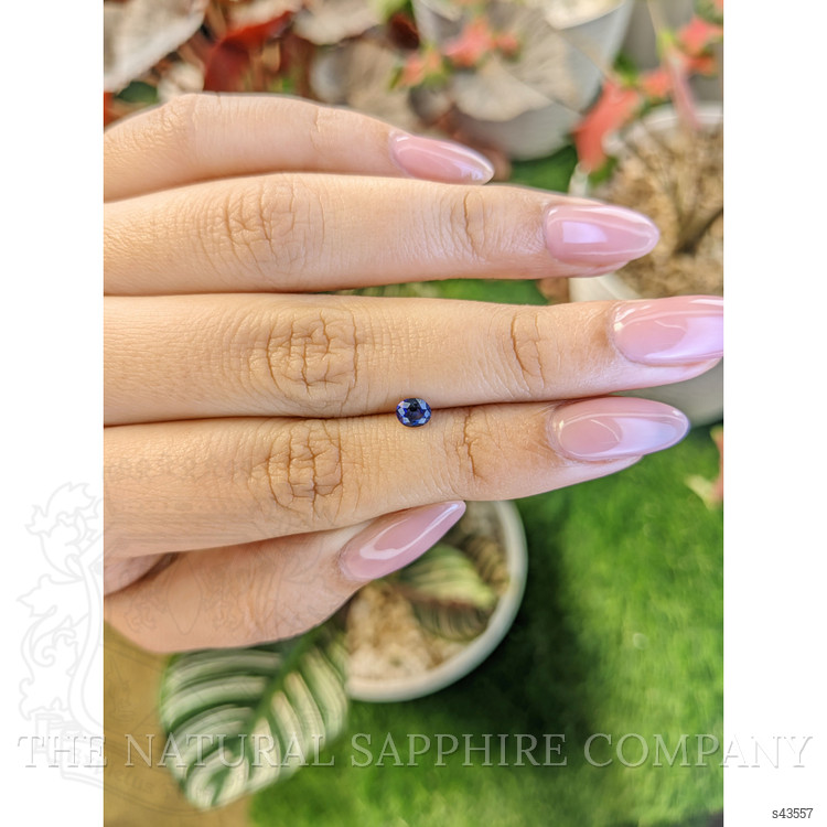 0.35 Ct. Blue Sapphire from Ceylon (Sri Lanka)