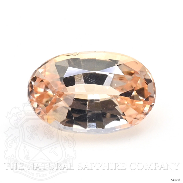 0.43 Ct. Peach Sapphire from Ceylon (Sri Lanka)