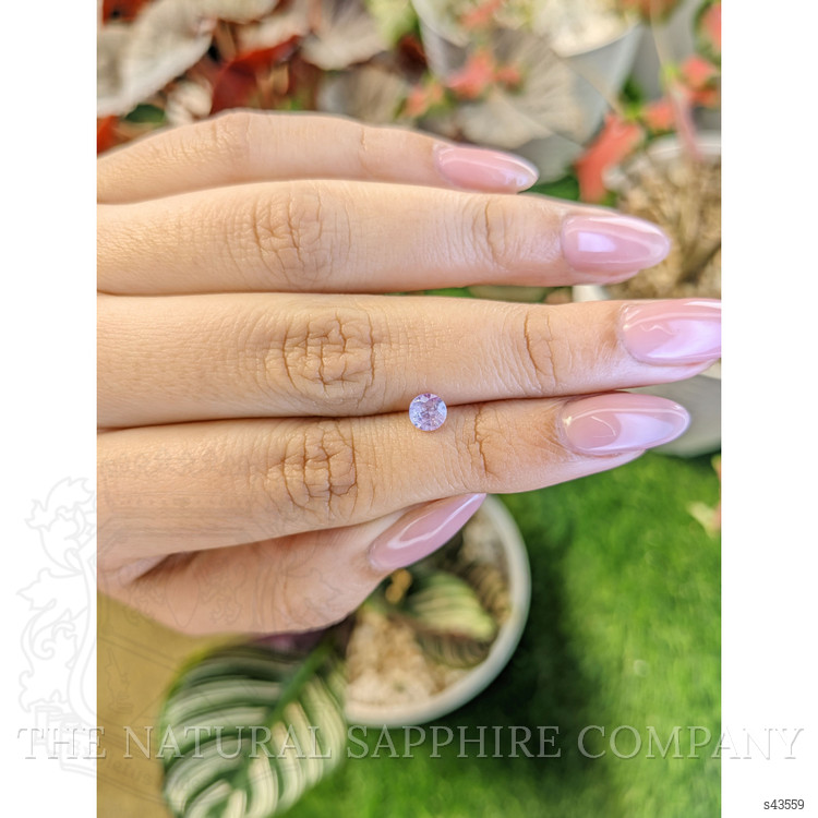 0.52 Ct. Pinkish Purple Sapphire from Ceylon (Sri Lanka)