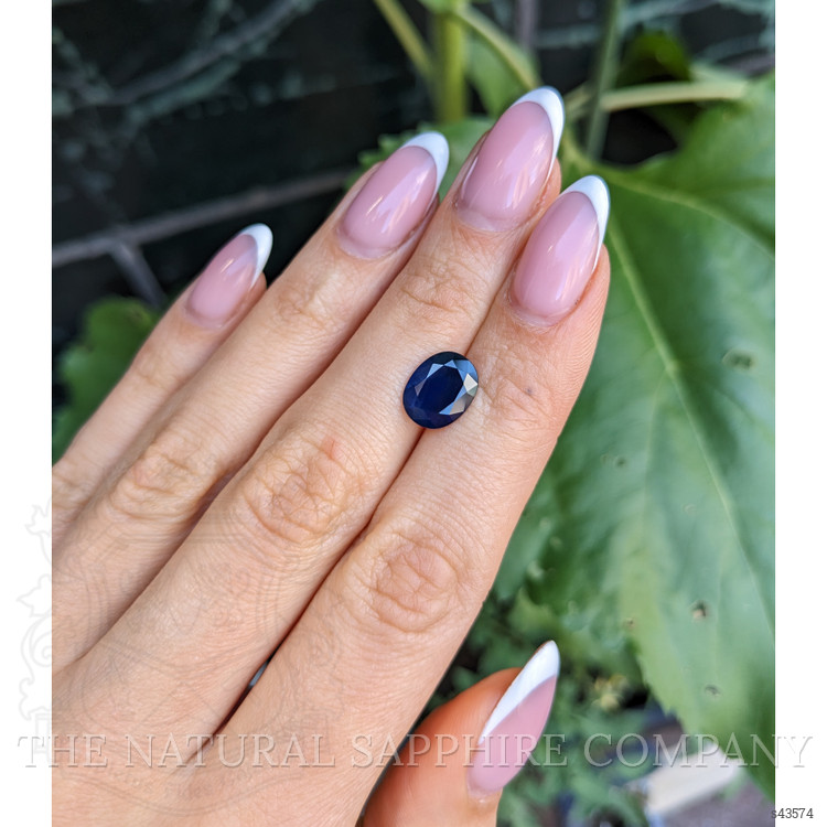 3.23 Ct. Blue Sapphire from Thailand