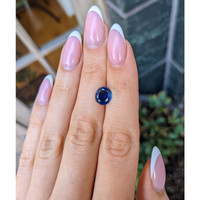 2.40 Ct. Blue Sapphire from Thailand Life Style