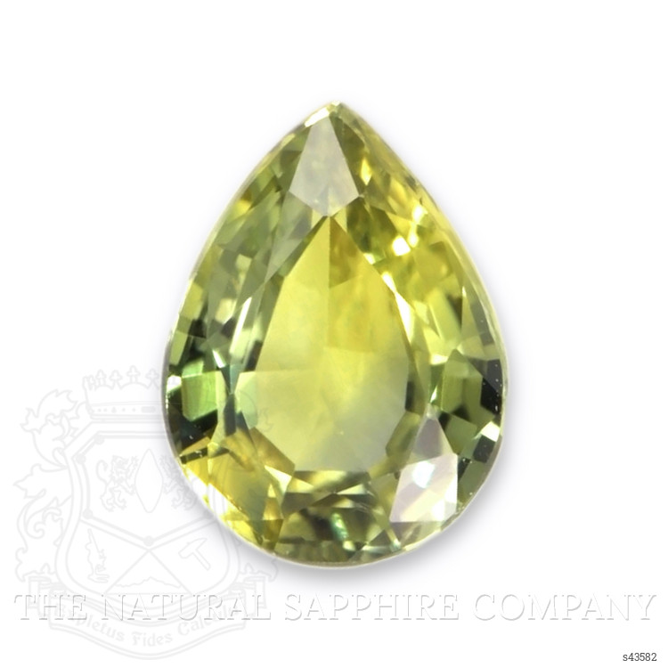1.06 Ct. Greenish Yellow Sapphire from Madagascar