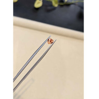 0.59 Ct. Orangish Brown Sapphire from Madagascar Life Style