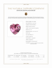 0.67 Ct. Purplish Pink Sapphire from Madagascar Scan Report