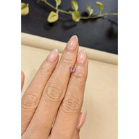 0.67 Ct. Purplish Pink Sapphire from Madagascar Life Style