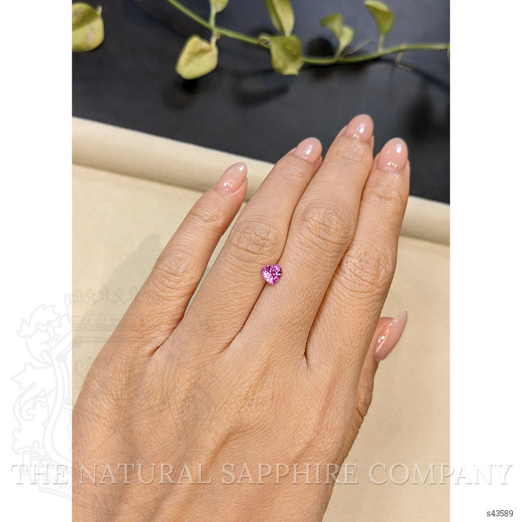 0.64 Ct. Pinkish Purple Sapphire from Madagascar