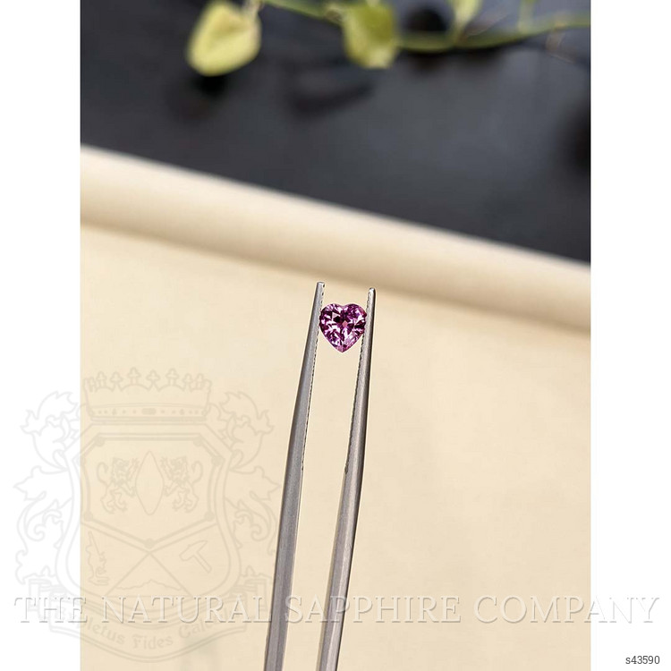 0.68 Ct. Pinkish Purple Sapphire from Madagascar
