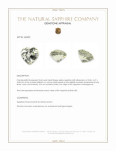 0.68 Ct. Yellow Sapphire from Madagascar Appraisal