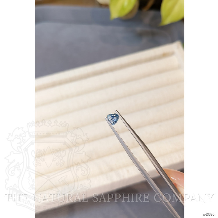0.54 Ct. Greyish Blue Sapphire from Madagascar