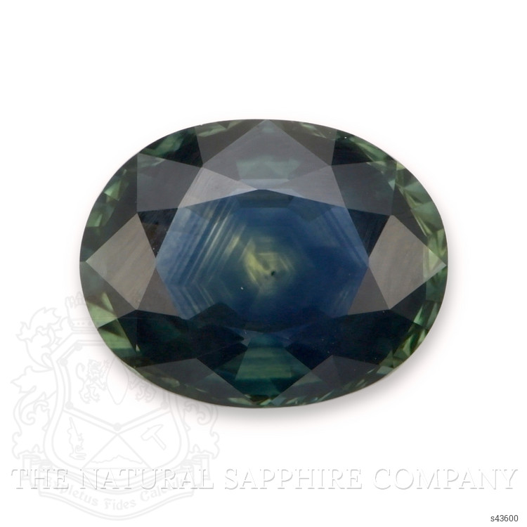 4.12 Ct. Bluish Green Sapphire from Montana