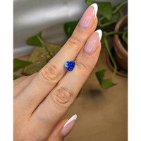 2.45 Ct. Blue Sapphire from Ceylon (Sri Lanka) Life Style